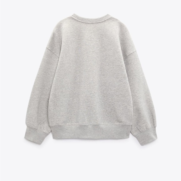 Zara Embroidered Sweatshirt - Picture 4 of 5